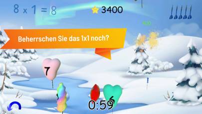 Einmaleinsjagd Spiel-Screenshot