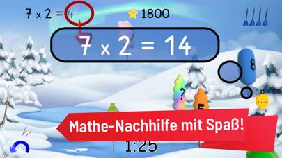 Einmaleinsjagd Spiel-Screenshot