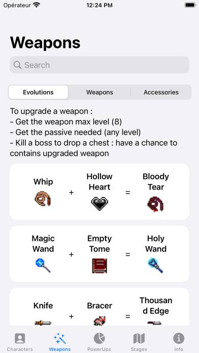 Vampire Survivors Companion Schermata dell'app