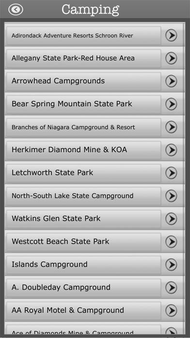 New York Camping &Trails,Parks App screenshot