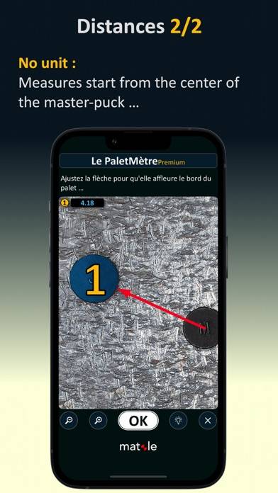 PaletMètre Premium App-Screenshot