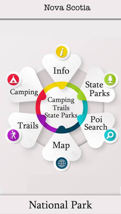 Nova Scotia - Camping & Trails Bildschirmfoto