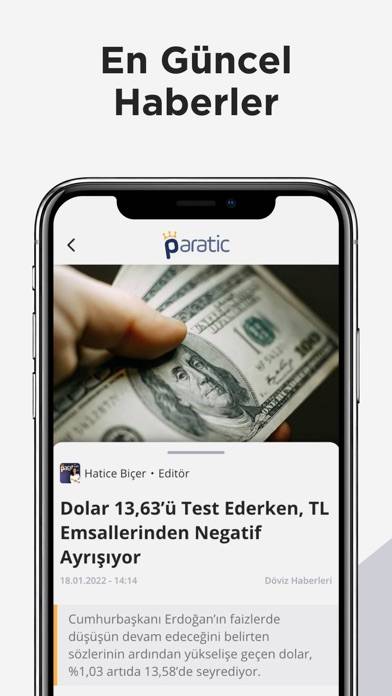 Paratic Haber: Ekonomi, Finans Uygulama ekran görüntüsü #4