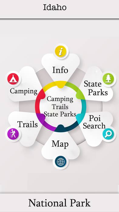 Idaho-Camping & Trails,Parks App screenshot #1
