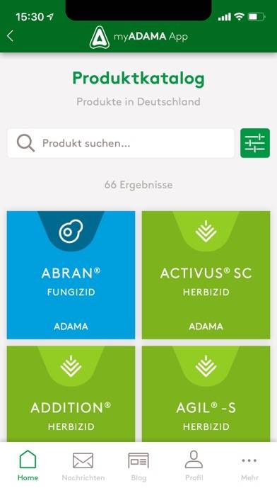 MyADAMA App App-Screenshot