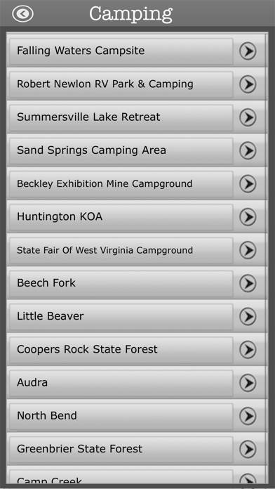 West Virginia-Camping & Trails App screenshot