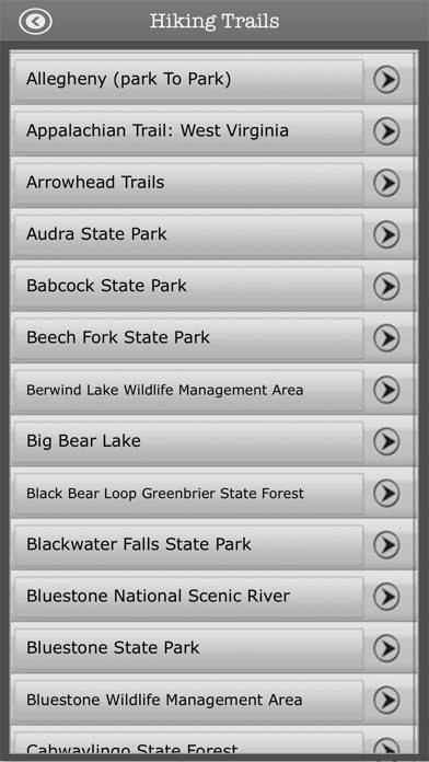 West Virginia-Camping & Trails App screenshot