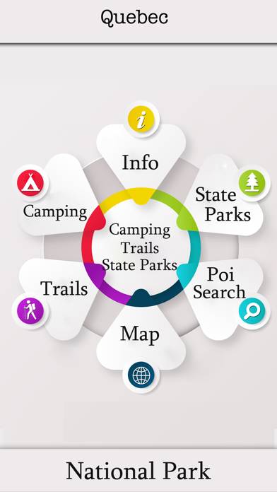 Quebec -Camping & Trails Schermata dell'app #2