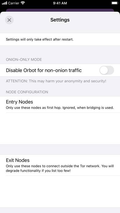 Orbot Скриншот приложения #3