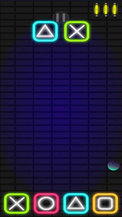 Neon cubes Скриншот приложения #1