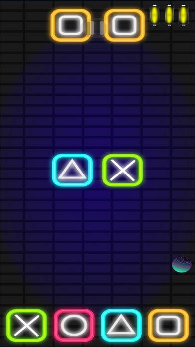 Neon cubes Скриншот приложения #2