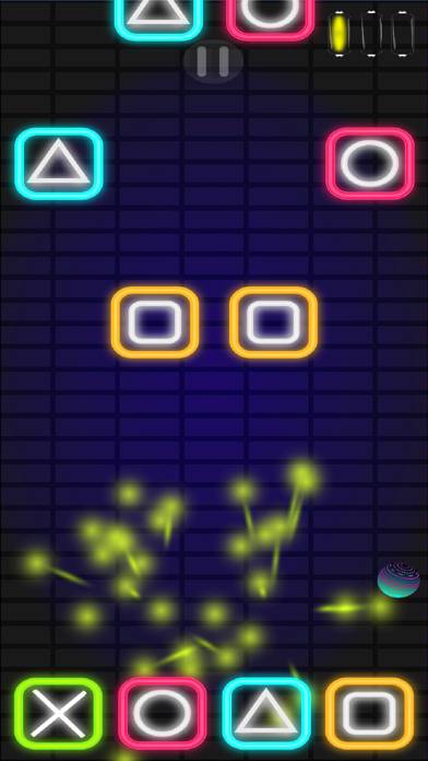 Neon cubes Скриншот приложения #3