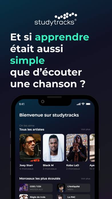 Studytracks capture d'écran