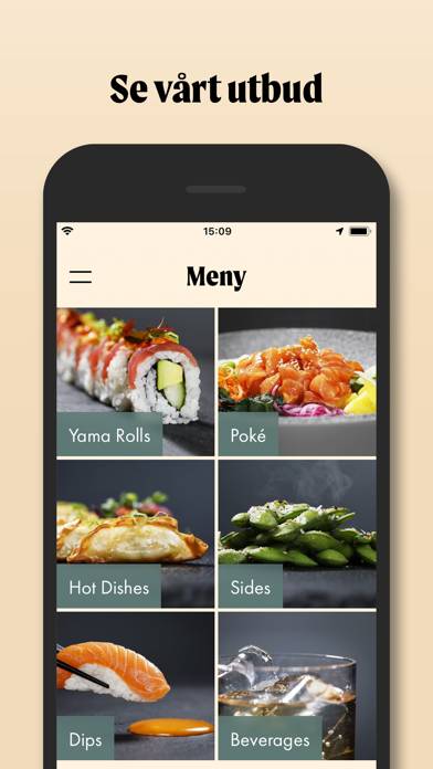 Sushi Yama App skärmdump #4