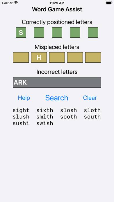 Word Game Assist game screenshot