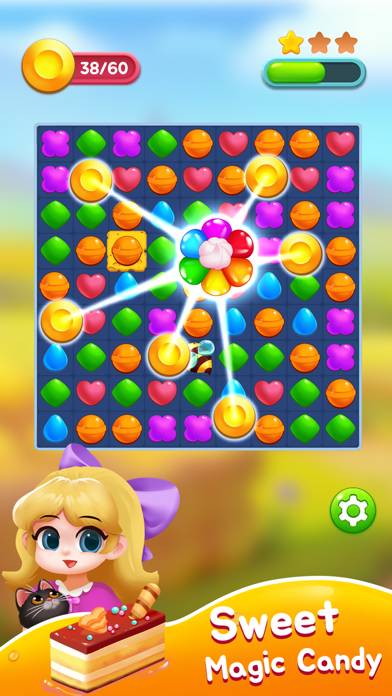 Candy Bee Bomb Game Capture d'écran de l'application #2