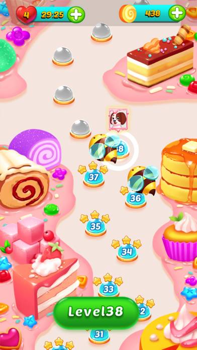 Candy Bee Bomb Game Capture d'écran de l'application #5
