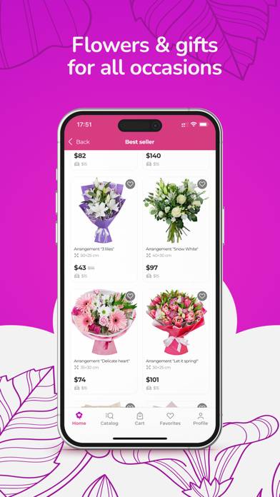 Worldwide Flowers: Flower Shop Скриншот приложения #1