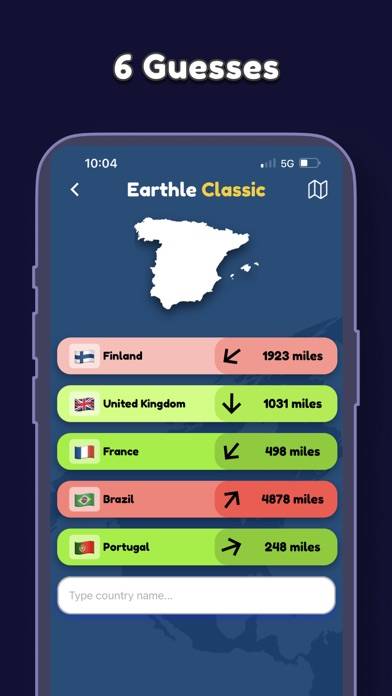 Worldle: Geography Daily Guess App screenshot #6
