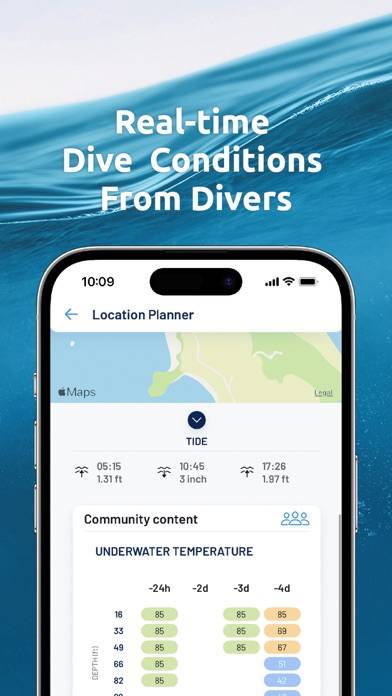 Diving Smartwatch | Oceanic plus App screenshot