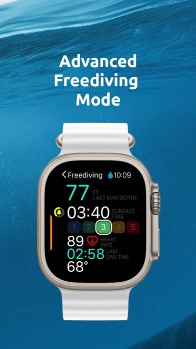 Diving Smartwatch | Oceanic plus App screenshot