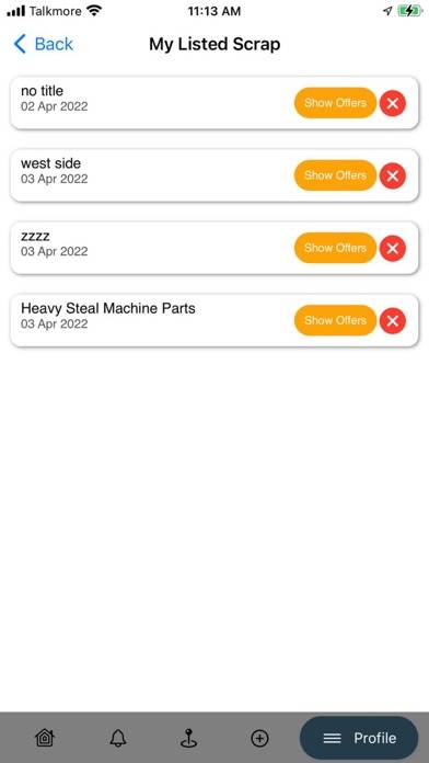Scrap Maps App screenshot
