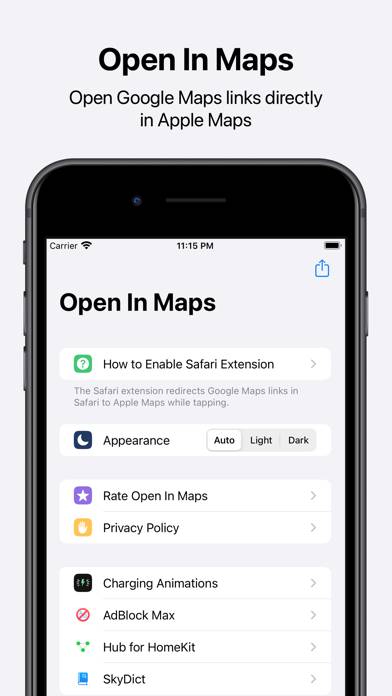 Open In Maps App screenshot #1