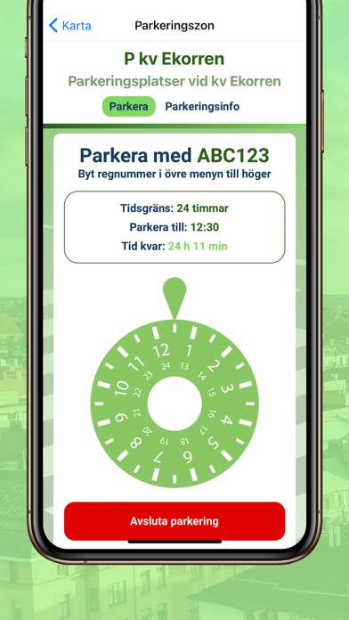 Parking Time App skärmdump