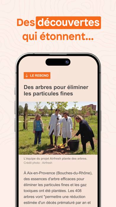 Brief.science Capture d'écran de l'application