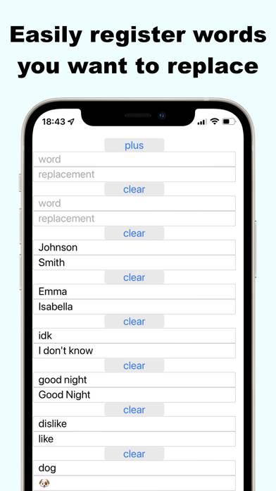 Word Replacer for Safari App screenshot