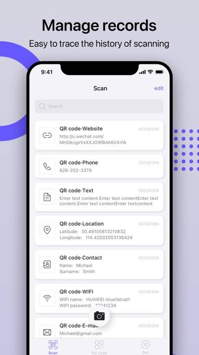 QR Code Reader-QR Scan * Schermata dell'app #3
