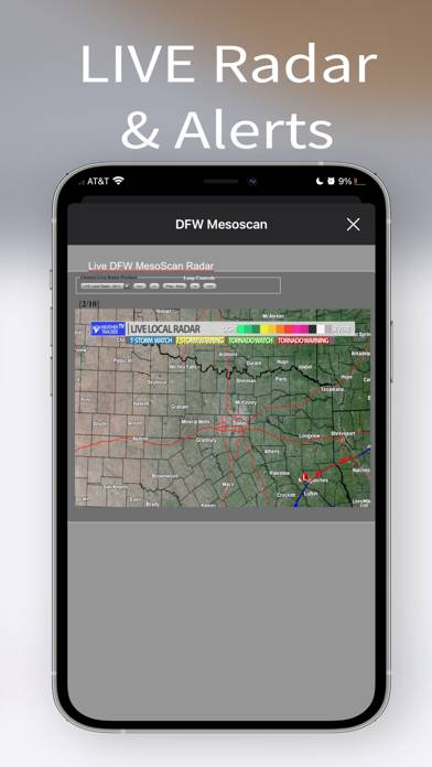 Weather Tracker TV DFW App screenshot