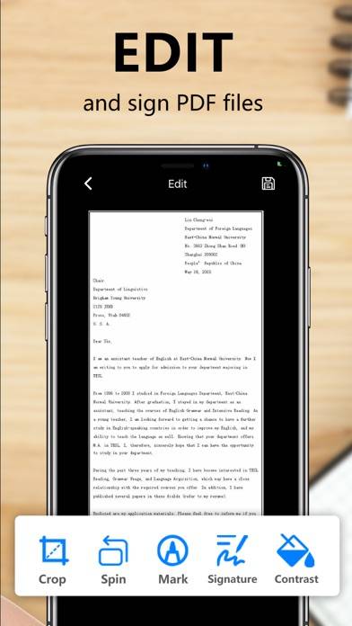 PDF Reader Scan Capture d'écran de l'application #3