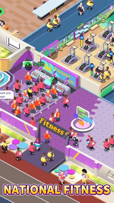 Fitness Club Tycoon-Idle Game Captura de pantalla de la aplicación #1