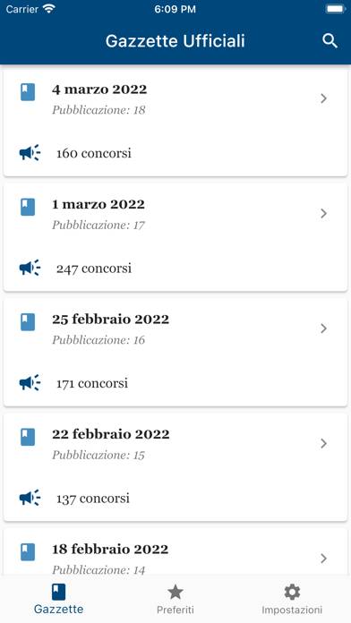 Concorsi Gazzetta App screenshot #1