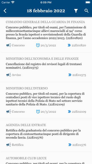 Concorsi Gazzetta App screenshot #2