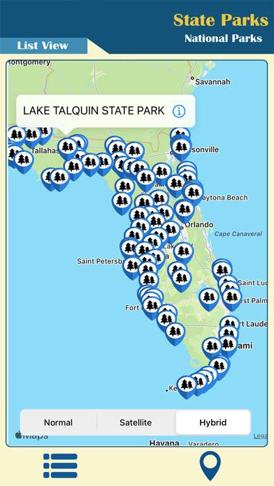 Florida State Parks App screenshot