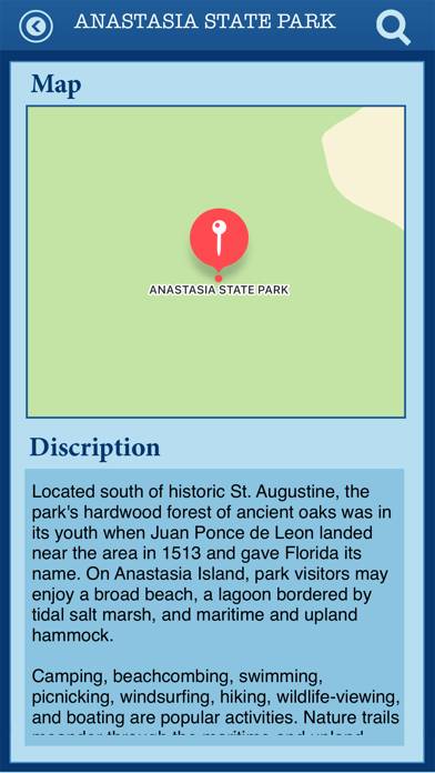 Florida State Parks App screenshot