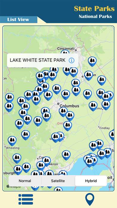 Ohio State Parks App screenshot