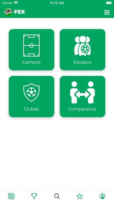 Fexfutbol Captura de pantalla de la aplicación
