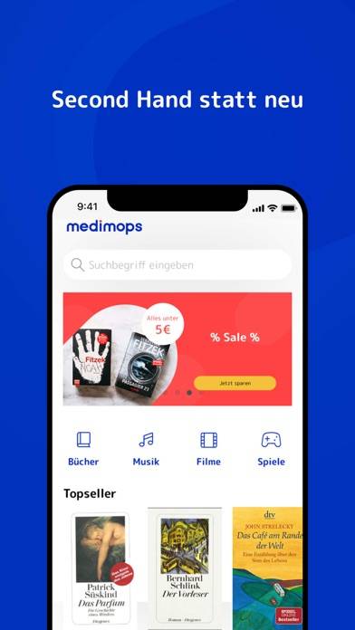 Medimops: Bücher & mehr kaufen App-Screenshot