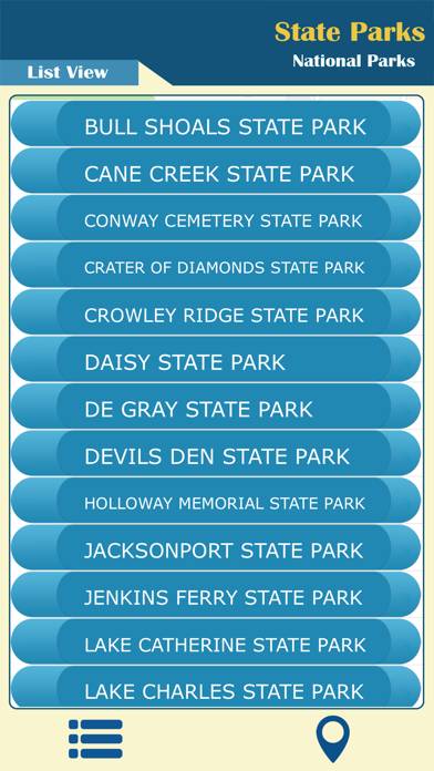 Arkansas State & National Park App screenshot