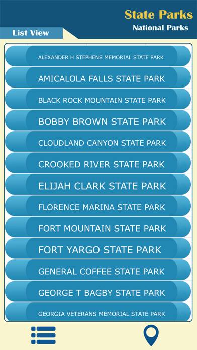 Georgia In State parks App screenshot