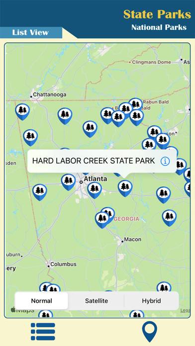 Georgia In State parks App screenshot