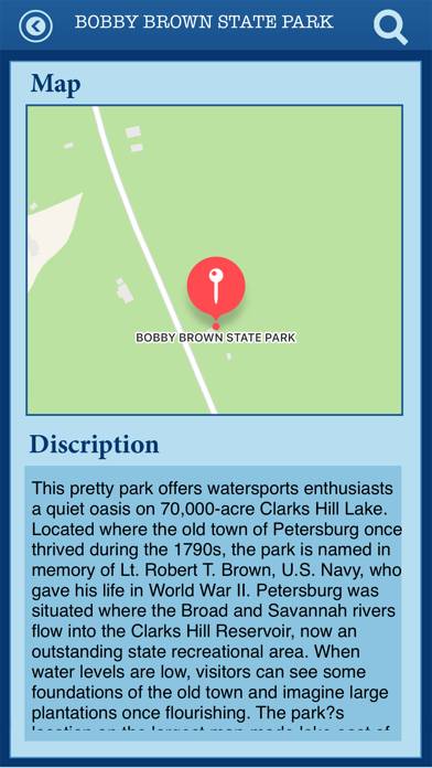 Georgia In State parks App screenshot #4