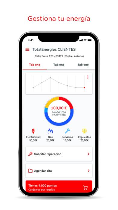 TotalEnergies Clientes Captura de pantalla de la aplicación #1