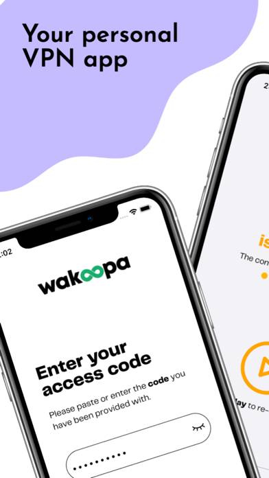 Wakoopa VPN captura de pantalla