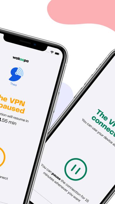 Wakoopa VPN Captura de pantalla de la aplicación