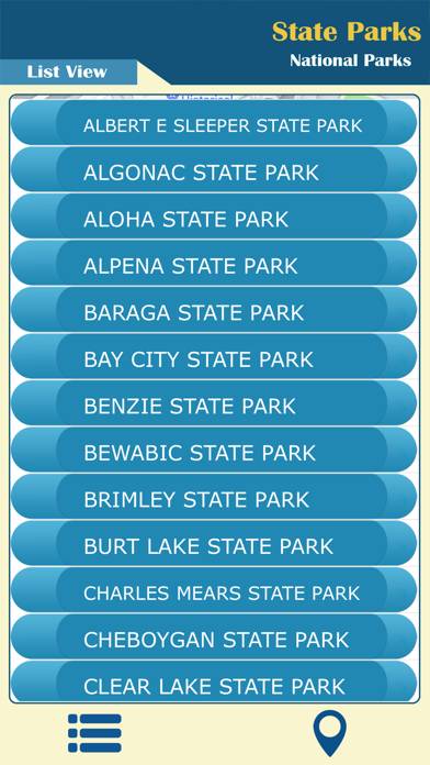 Michigan In State Parks App screenshot