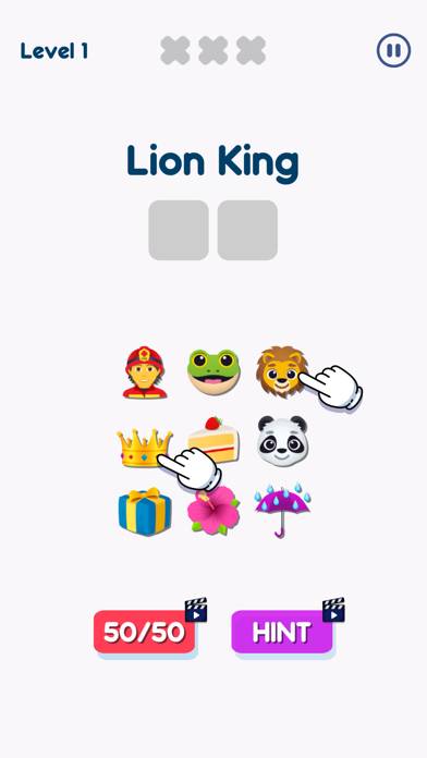 Emoji Guess Puzzle Скриншот приложения #1